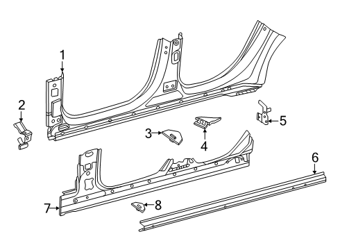 2025 Mercedes-Benz E53 AMG Rocker Panel