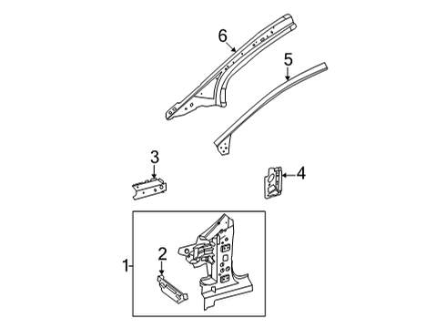 2025 Mercedes-Benz EQS 450+ Hinge Pillar