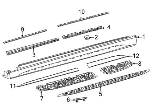 2025 Mercedes-Benz GLE53 AMG Running Board
