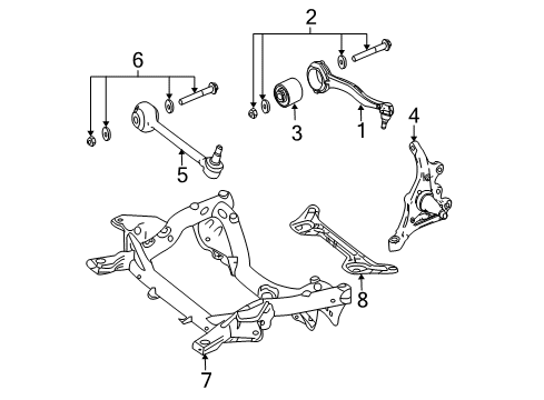 2013 Mercedes-Benz C250 Front Suspension Components Diagram 4