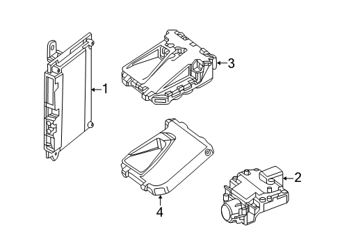 2013 Mercedes-Benz ML350 Electrical Components Diagram 4