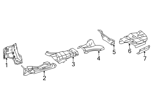 2023 Mercedes-Benz SL43 AMG Heat Shields