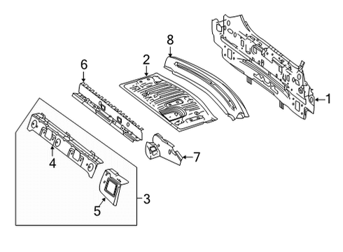 2022 Mercedes-Benz E350 Rear Body