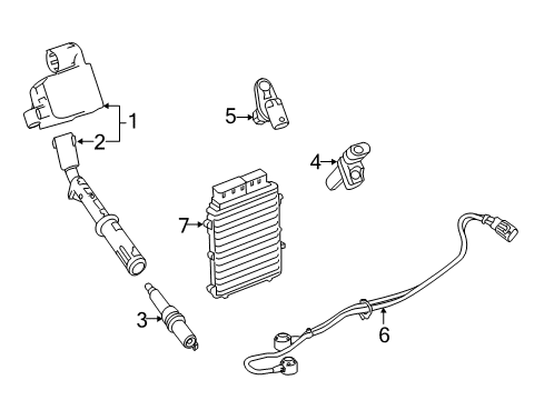 2012 Mercedes-Benz ML550 Ignition System Diagram