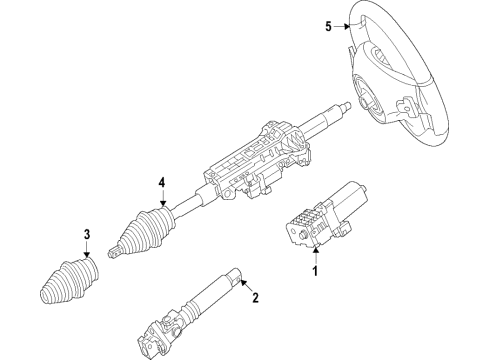 2024 Mercedes-Benz S63 AMG E Performance Steering Column