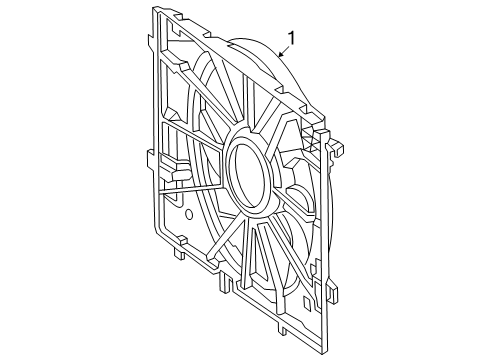 2024 Mercedes-Benz AMG GT 55 Cooling Fan
