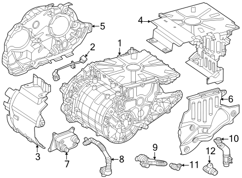 2024 Mercedes-Benz EQE SUV AMG Electrical Components Diagram 4