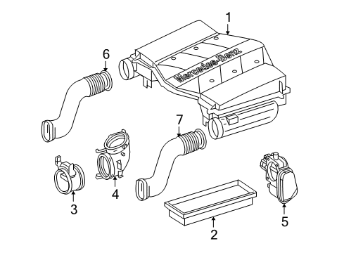 2008 Mercedes-Benz ML350 Powertrain Control Diagram