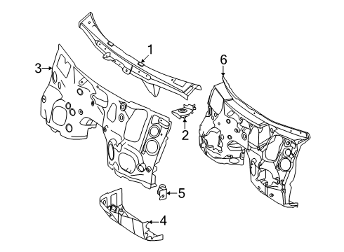 2025 Mercedes-Benz CLE300 Cowl Diagram 2
