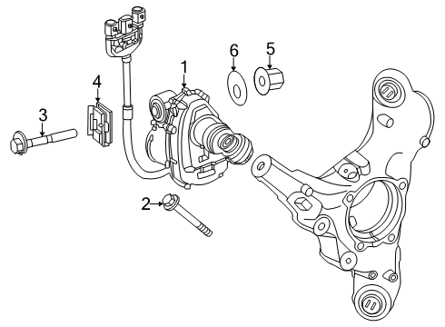 2025 Mercedes-Benz AMG GT 55 Steering Gear & Linkage Diagram 2