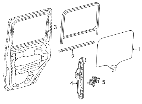 2023 Mercedes-Benz G550 Rear Door Diagram 2
