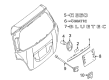 Diagram for Mercedes-Benz ML250 Emblem - 211-817-07-15
