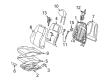 Diagram for Mercedes-Benz C230 Seat Cushion - 203-910-29-50