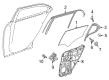 Diagram for Mercedes-Benz GLA250 Window Run - 156-735-02-25