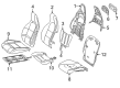 Diagram for Mercedes-Benz CLA45 AMG Seat Cushion - 117-910-05-01-9H64