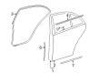 Diagram for Mercedes-Benz E350 Door Seal - 211-730-02-78