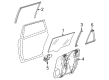 Diagram for Mercedes-Benz R350 Window Run - 251-730-03-19