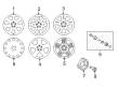 Diagram for Mercedes-Benz R320 Spare Wheel - 251-400-09-00