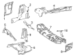 Diagram for Mercedes-Benz GLE450 SUV Exhaust Heat Shield - 167-680-42-08