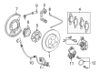 Diagram for Mercedes-Benz GLK350 ABS Sensor - 204-540-13-17