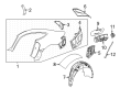 Diagram for Mercedes-Benz AMG GT Black Series Wheelhouse - 190-698-96-00