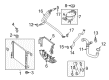 Diagram for Mercedes-Benz C63 AMG Coolant Reservoir Hose - 204-500-00-75