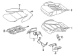 Diagram for Mercedes-Benz SL400 Seat Heater - 231-906-54-00