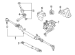 Diagram for Mercedes-Benz C280 Idler Arm - 202-460-03-19