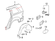 Diagram for Mercedes-Benz GL320 Wheelhouse - 164-884-47-22-64