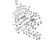 Diagram for Mercedes-Benz Speedometer - 140-542-58-06