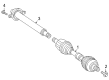 Diagram for Mercedes-Benz GLB250 Axle Shaft - 118-330-40-01