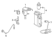 Diagram for Mercedes-Benz Canister Purge Valve - 205-470-33-02