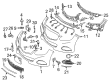 Diagram for Mercedes-Benz E400 Grille - 212-885-05-22