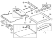 Diagram for Mercedes-Benz GLC63 AMG S E Performance Air Deflector - 254-780-13-00