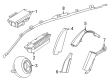 Diagram for Mercedes-Benz GLC63 AMG S E Performance Airbag - 254-860-12-00