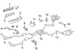 Diagram for Mercedes-Benz CL63 AMG Exhaust Pipe - 216-490-18-21