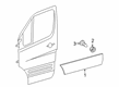 Diagram for Mercedes-Benz eSprinter Door Moldings - 910-690-02-00-9K83