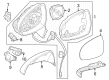 Diagram for Mercedes-Benz Car Mirror - 254-810-93-03