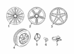 Diagram for Mercedes-Benz CLS53 AMG Wheel Cover - 000-400-27-00-9040