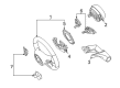 Diagram for Mercedes-Benz GLE350 Wheel Cover - 099-464-34-00-7P98