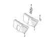 Diagram for Mercedes-Benz E320 Grille - 211-880-05-83-9040