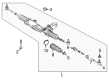 Diagram for Mercedes-Benz E350 Rack And Pinion - 204-460-32-00-80