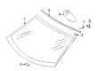 Diagram for Mercedes-Benz SLK32 AMG Car Mirror - 170-810-03-17-7C45
