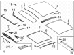 Diagram for Mercedes-Benz GLE53 AMG SUV Sunroof Motor - 167-906-64-07