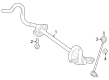 Diagram for Mercedes-Benz GLC43 AMG Sway Bars - 254-323-16-00