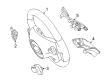 Diagram for Mercedes-Benz GLA250 Wheel Cover - 099-464-26-13-2A17