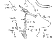 Diagram for Mercedes-Benz E550 Windshield Washer Nozzle - 207-860-02-92