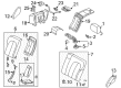 Diagram for Mercedes-Benz CLK320 Cup Holder - 208-970-01-74-9B51