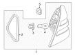 Diagram for Mercedes-Benz SLK32 AMG Tail Light - 170-820-18-64-64