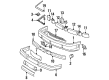Diagram for Mercedes-Benz 300CE Bumper - 124-880-01-05-9999